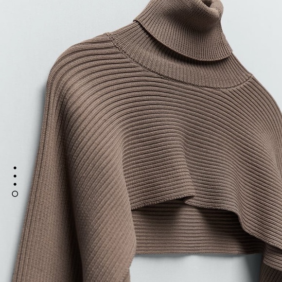 GORGEOUS ZARA NWT Arm Warmer Sweater - Picture 13 of 16